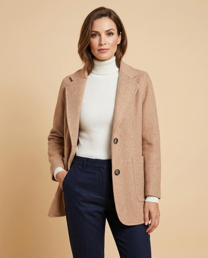 Lulus Secrets - Niran | Felted Wool Single-Breasted Blazer Women