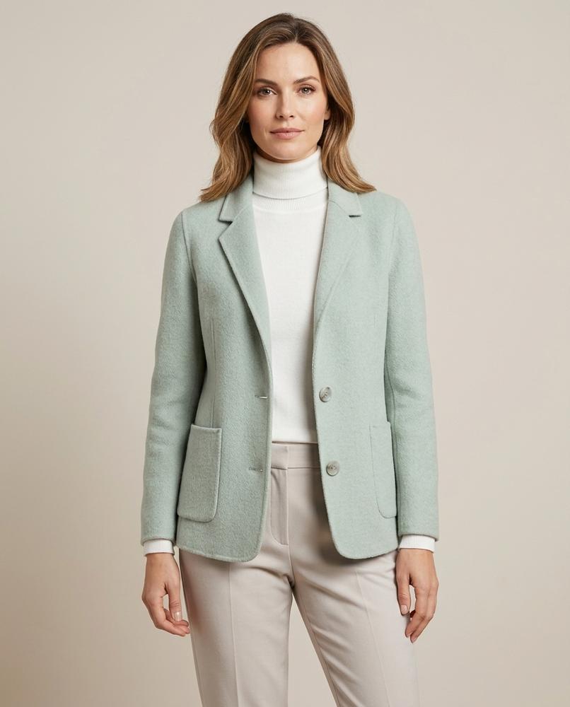 Lulus Secrets - Niran | Felted Wool Single-Breasted Blazer Women