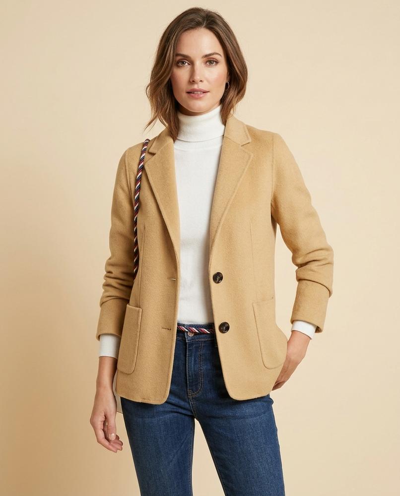 Lulus Secrets - Niran | Felted Wool Single-Breasted Blazer Women