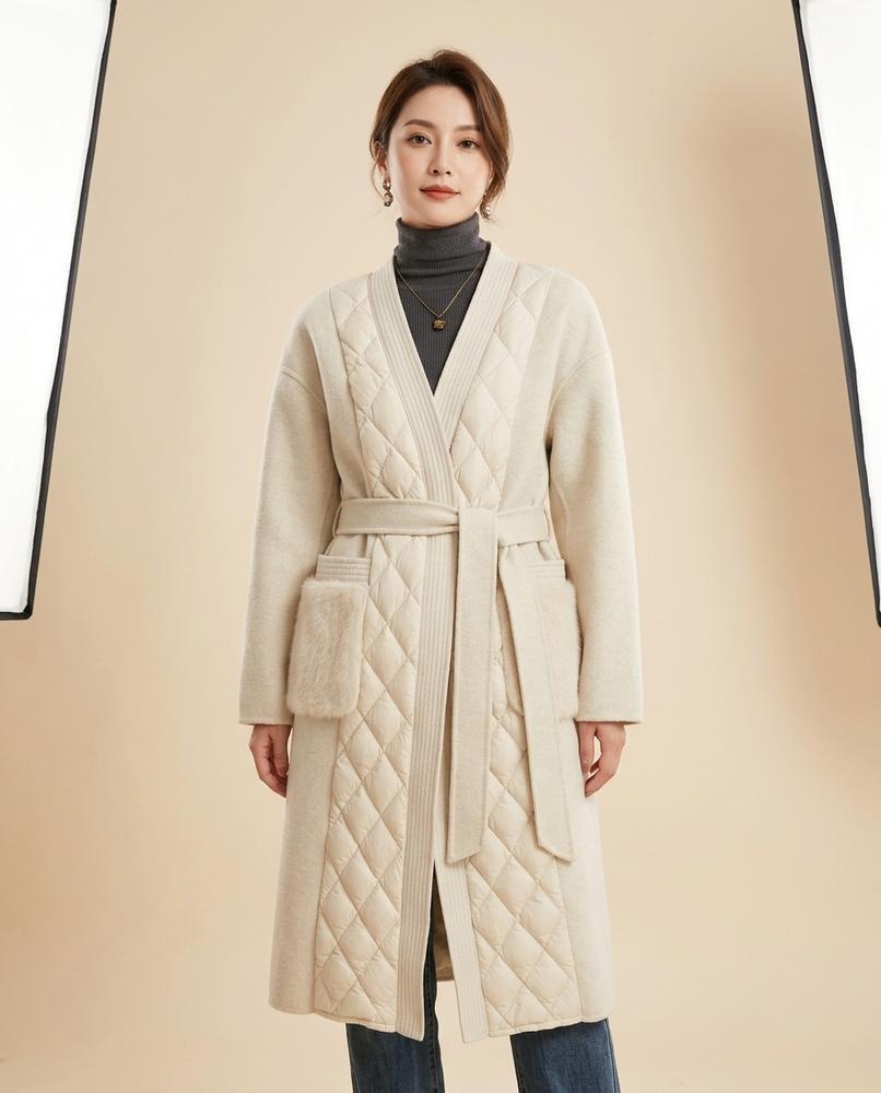 Lulus Secrets - Vitor | Quilted Belted Coat Women