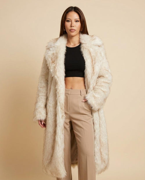 Lulus Secrets - Alrel | Faux Fur Longline Coat Women