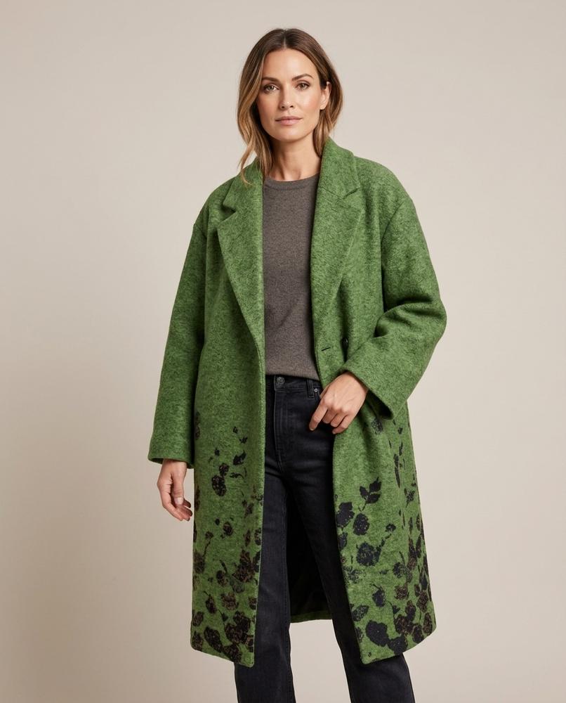 Lulus Secrets - Vemel | Letter-Print Longline Coat Women
