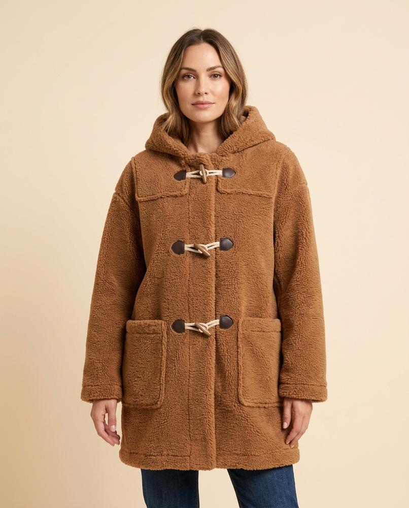 Lulus Secrets - Yotal | Hooded Toggle Coat Women