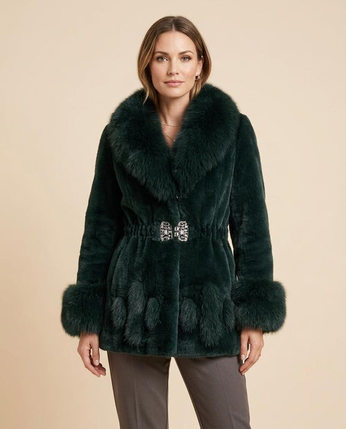 Lulus Secrets - Davel | Faux Fur Embellished Coat Women