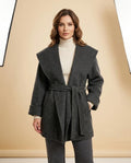 Lulus Secrets - Lylar | Hooded Belted Coat Women