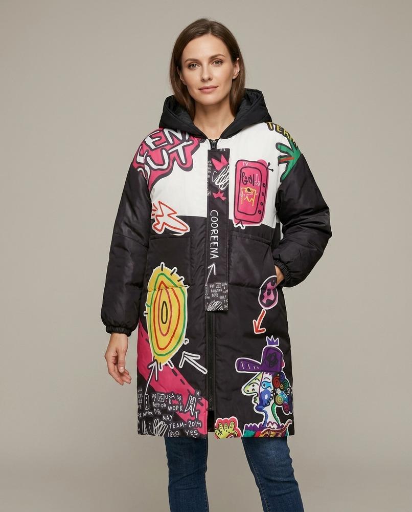 Lulus Secrets - Nosil | Padded Printed Coat Unisex