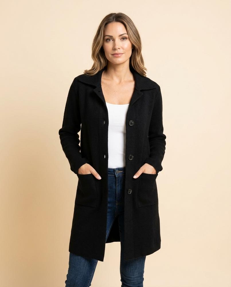 Lulus Secrets - Rimar | Plush Single-Breasted Coat Women