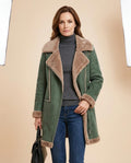 Lulus Secrets - Nedar | Shearling-Lined Asymmetrical Coat Women