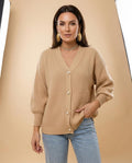 Lulus Secrets - Nonav | Rib-Knit V-Neck Knit Cardigan Women