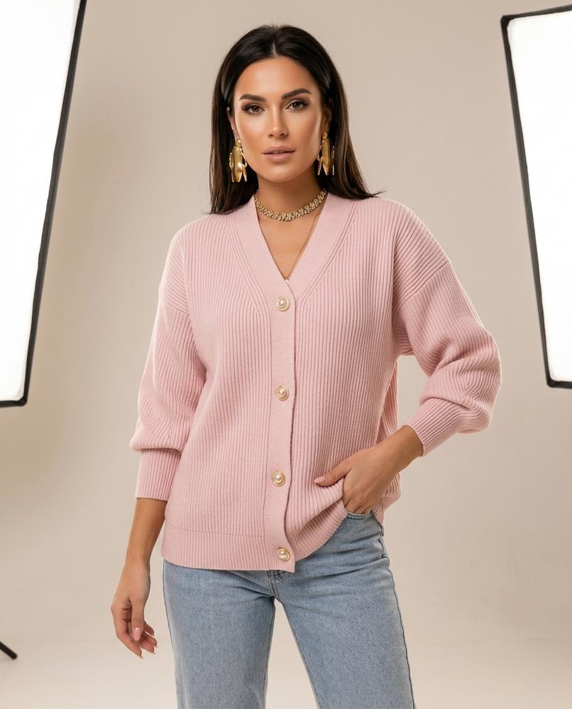 Lulus Secrets - Nonav | Rib-Knit V-Neck Knit Cardigan Women