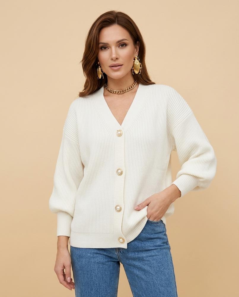 Lulus Secrets - Nonav | Rib-Knit V-Neck Knit Cardigan Women