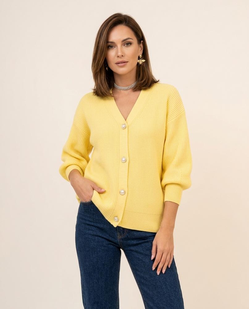 Lulus Secrets - Nonav | Rib-Knit V-Neck Knit Cardigan Women
