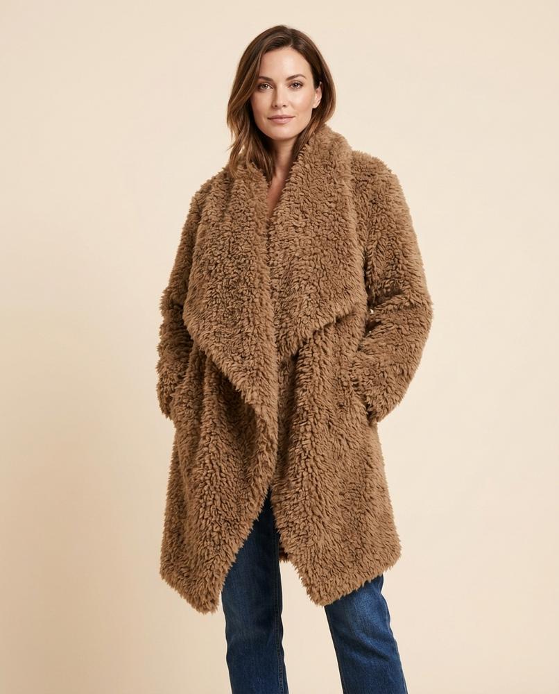 Lulus Secrets - Kalor | Plush Open-Front Coat Women