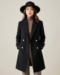 Lulus Secrets - Rosen | Double-Breasted Textured Coat Women