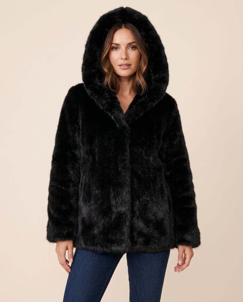 Lulus Secrets - Kasil | Plush Hooded Coat Women