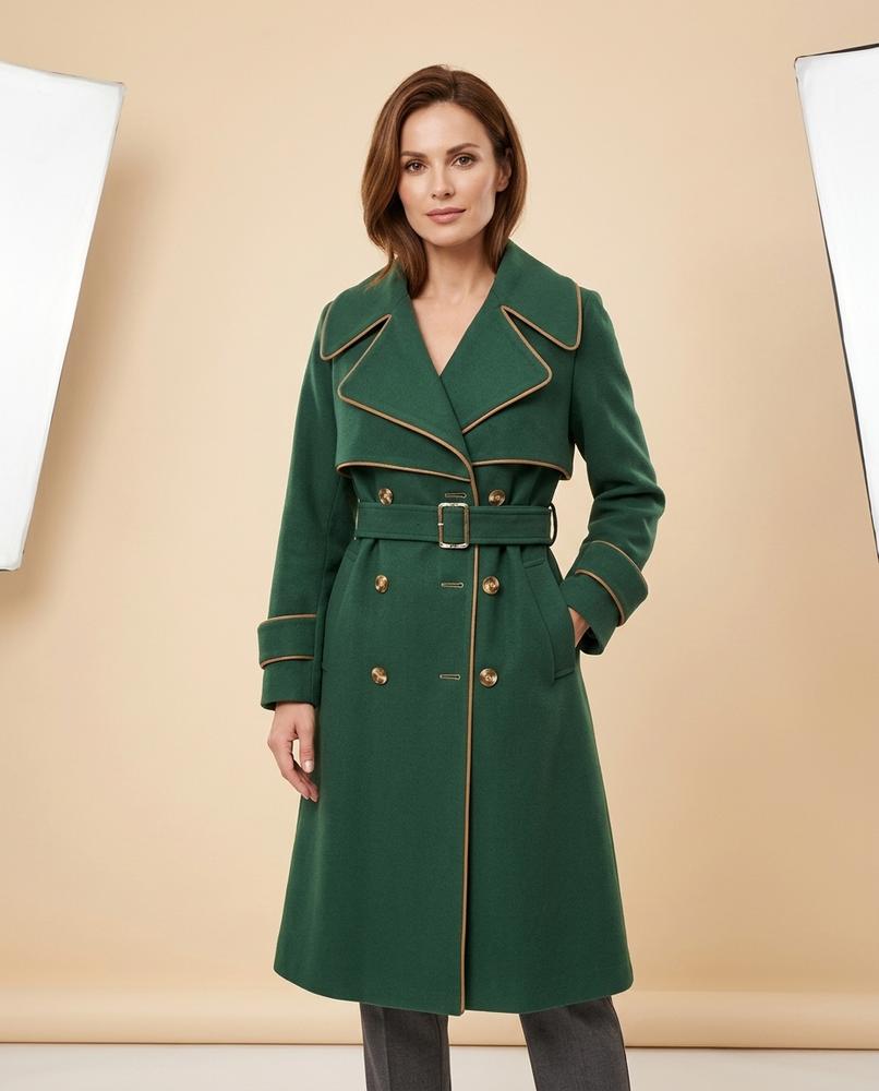 Lulus Secrets - Veran | Piped Double-Breasted Coat Women