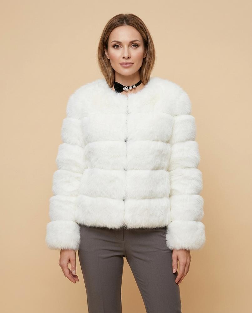 Lulus Secrets - Tihal | Faux Fur Collarless Jacket Women