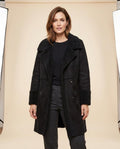 Lulus Secrets - Nozan | Shearling-Lined Double-Breasted Coat Women