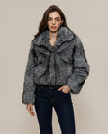 Lulus Secrets - Roron | Faux-Fur Lapel-Collar Jacket Women